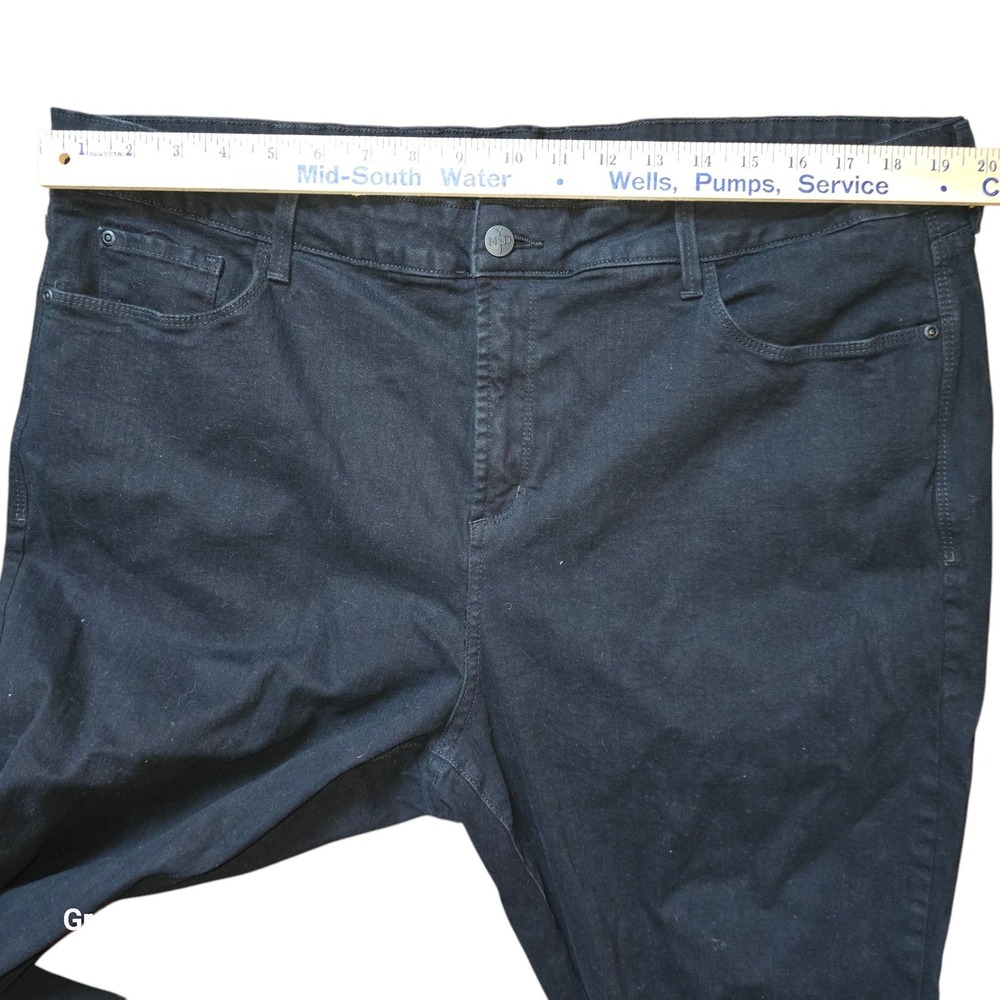NYDJ Black Denim Jeans Comfort Stretch Classic‎ Fit Women's Size 16 - Picture 4 of 8
